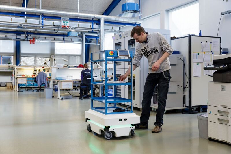 Mobile Robot In Factory